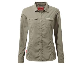 Craghoppers NosiLife ADVENTURE LS SHIRT WOMEN (mushroom)