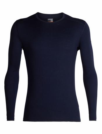Icebreaker MENS 200 OASIS LS CREWE (Midnight Navy)