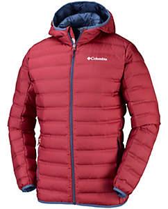 Columbia LAKE 22 DOWN HOODED JACKET MEN (red element)