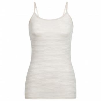 Icebreaker WMNS SIREN CAMI (Fawn HTHR/Snow/Stripe)