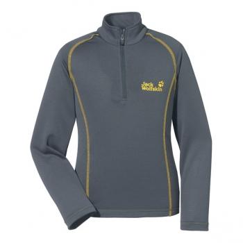 Jack Wolfskin KIDS SUPERTHERMIC HALFZIP (ebony)