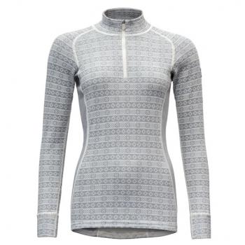 Devold ALNES WOMEN HALF ZIP NECK (grey)