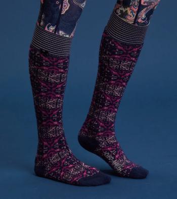 Odd Molly OFF WE GO SOCK (night blue)