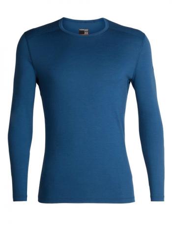 Icebreaker MENS 200 OASIS LS CREWE (PRUSSIAN BLUE)
