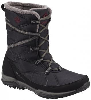 Columbia MINX FIRE TALL OH WP (black/dark rasperry) 