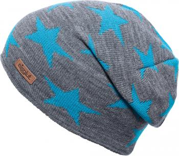 Eisglut STARLET KIDS Mütze (grau mel./ türkis)