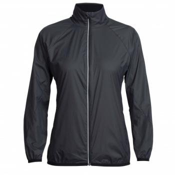 Icebreaker WMNS RUSH WINDBREAKER (Black/Embossed)