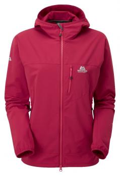 Mountain Equipment WMNS ECHO HOODED JACKET (Sangria)