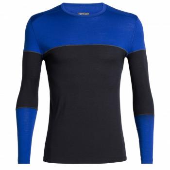 Icebreaker MENS 200 OASIS DELUXE LS CREWE (Midnight Navy/SURF)