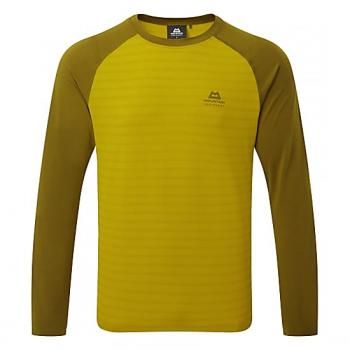 Mountain Equipment REDLINE LS TEE (acid stripe/fir green)