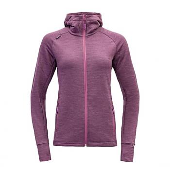Devold NIBBA WOMEN JACKET W/HOOD (iris melange)