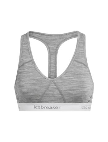 Icebreaker WMNS SPRITE RACERBACK BRA (Metro HTHR)