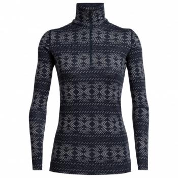 Icebreaker WMNS 250 VERTEX LS HALF ZIP CRYSTALLINE (Midnight Navy)