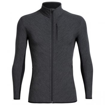 Icebreaker DESCENDER LS ZIP (Jet HTHR/Black)