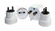 BASICNATURE STECKERADAPTER 'WELT SET' (mit 4 Adaptern)