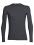 Icebreaker  MENS ANATOMICA LS CREWE  (Jet HTHR/Black/Jet HTHR)