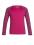 Icebreaker KIDS OASIS LS CREW ALIGN (Pop Pink/Snow/Pop Pink)