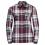Jack Wolfskin STALHEIM FLANNEL SHIRT WMN (burgundy checks)