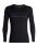 Icebreaker MENS 200 OASIS DELUXE RAGLAN LS CREWE SINGLE LINE SKI (Black)