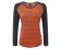Mountain Equipment REDLINE WMNS LS TEE (bracken str/cosmos)