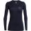Icebreaker WMNS 200 OASIS LS CREWE SKIS IN SNOW (Midnight Navy)
