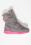 Sorel CHILDRENS WHITNEY STRAP BOOT (quarry/ultra pink)