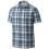 Columbia SILVER RIDGE PLAID SS SHIRT MEN (steel plaid)